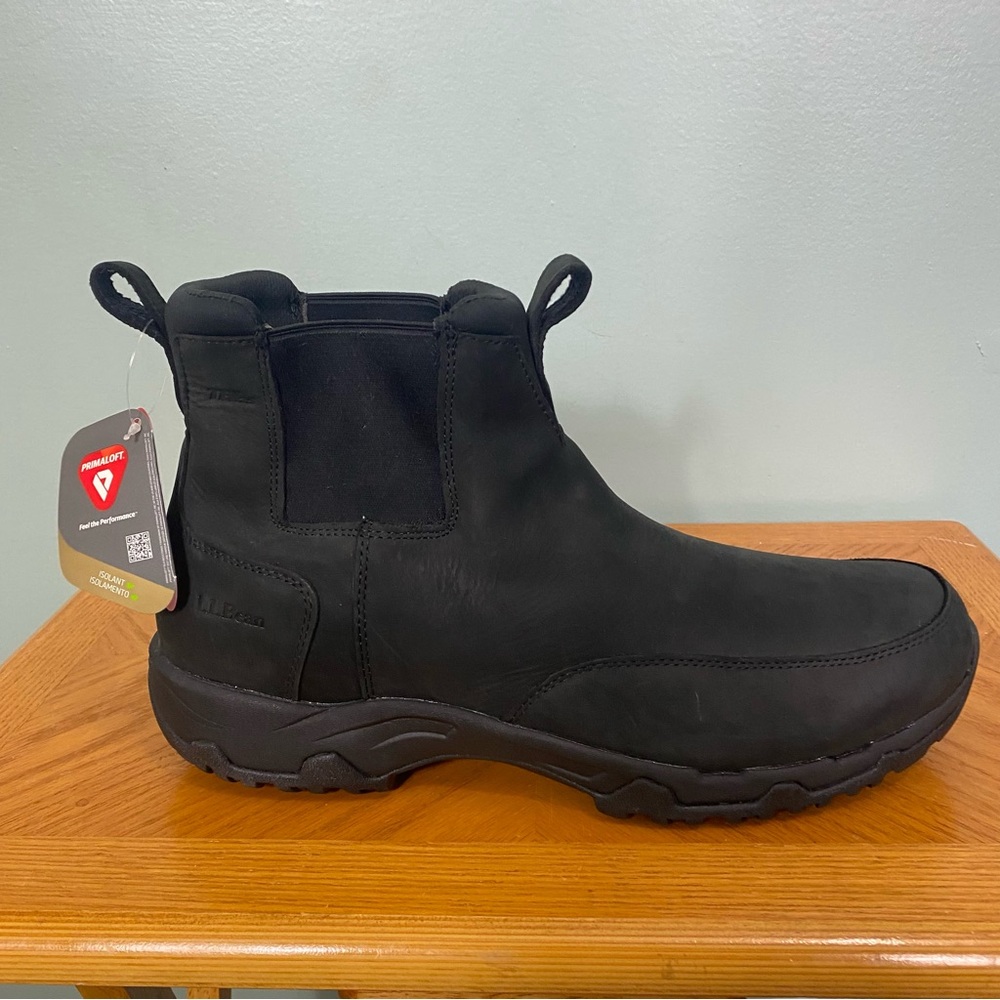 NWOT LL Bean Newington Boot Mid Black Primaloft Size 14 Style 301211